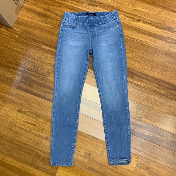 Liverpool Jeans Light Blue Denim Pull On Jegging Pants Women Size 6 Ankle Stretc - Picture 1 of 8